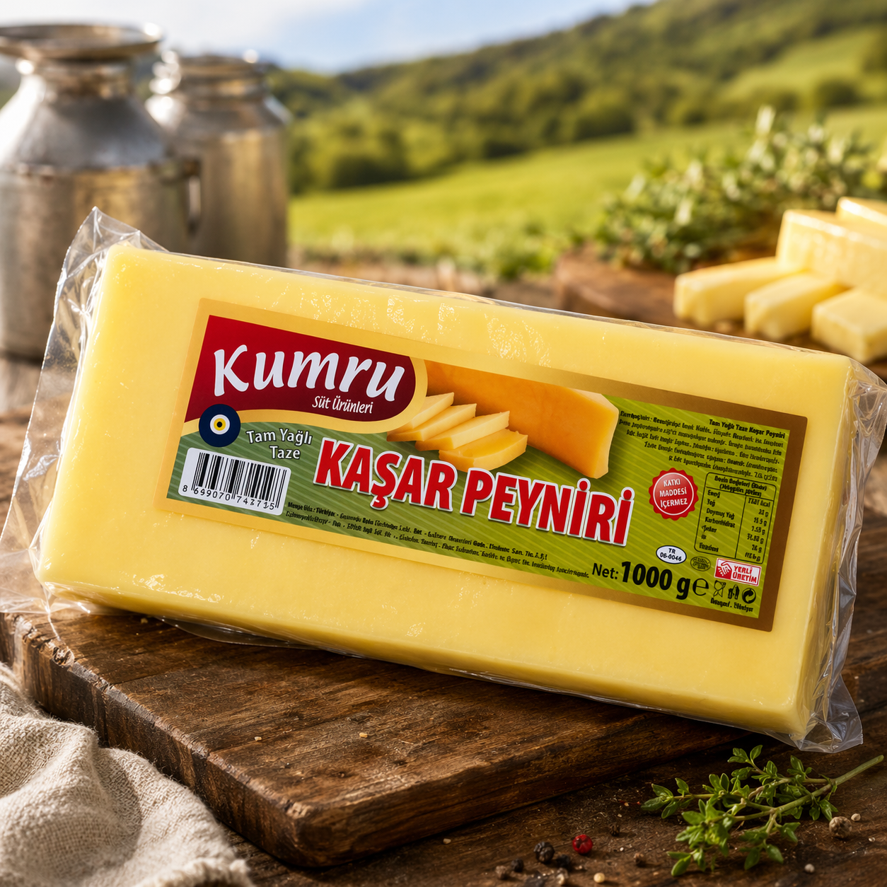 Kumru Süt Ürünleri Kaşar Peyniri